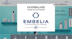 Desktop Screenshot of embelia.com